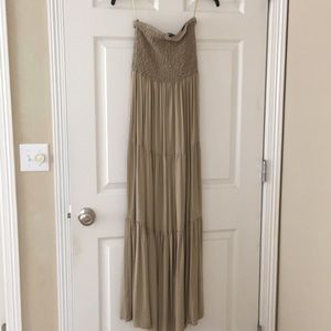 Michael Kors Strapless Maxi Dress